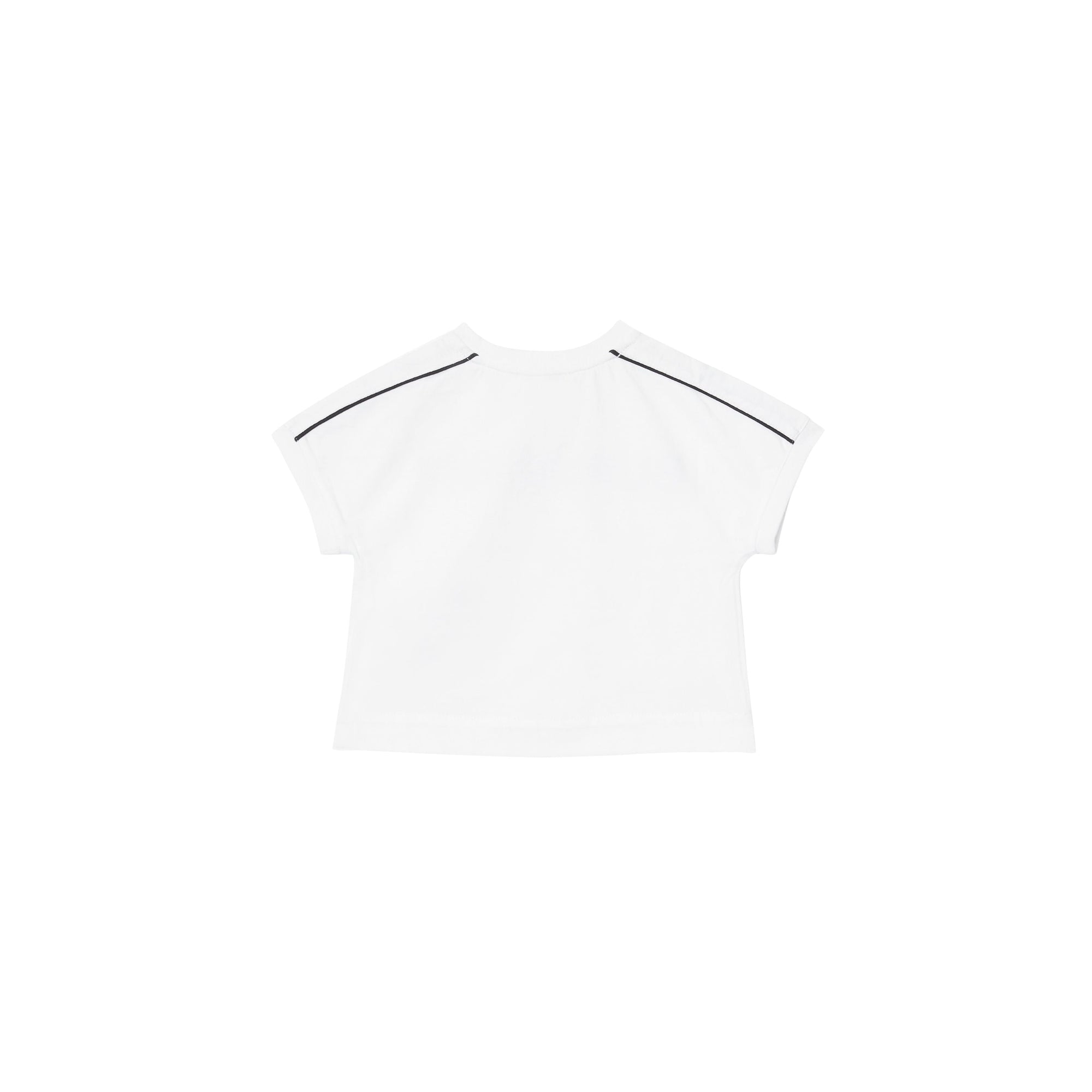 T-shirt en coton avec logo - Blanc