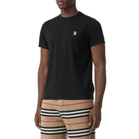 T-shirt en coton Monogram - Noir
