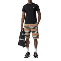 T-shirt en coton Monogram - Noir