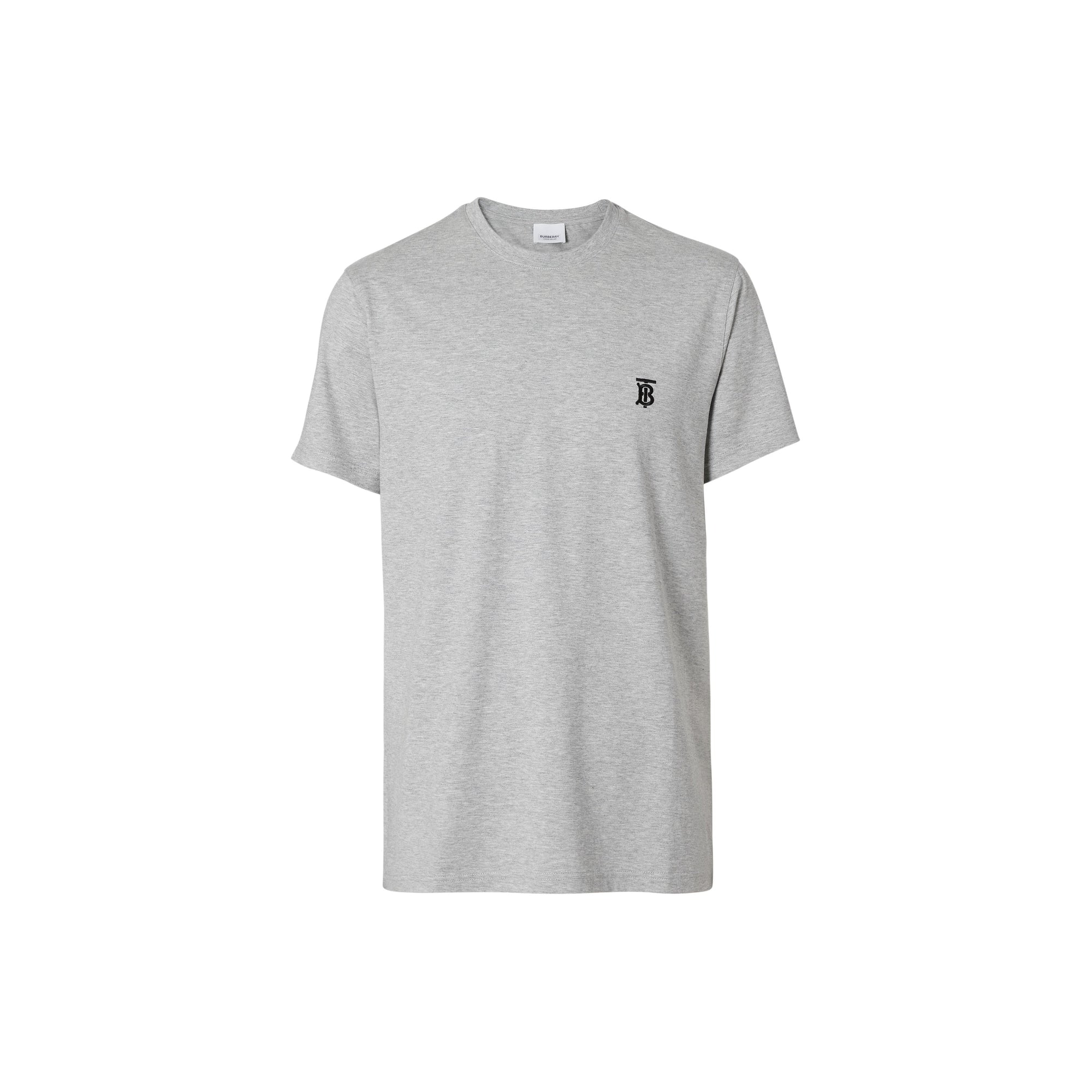 T-shirt en coton Monogram - Camaïeu de Gris Pâles