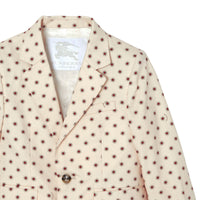 Blazer en coton avec imprimé étoilé - Rouge Militaire