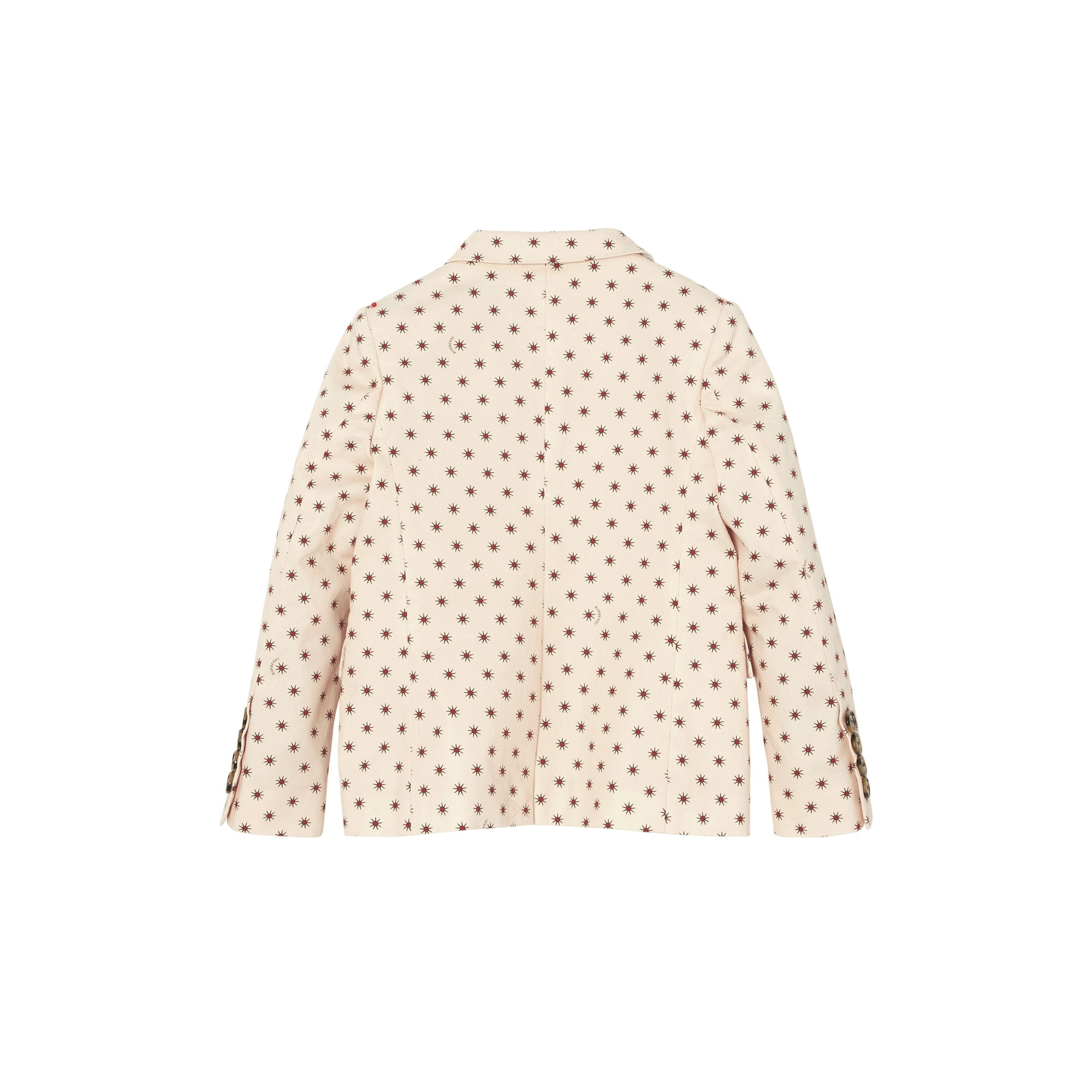 Blazer en coton avec imprimé étoilé - Rouge Militaire
