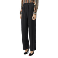 BLACK Pantalon en satin de soie