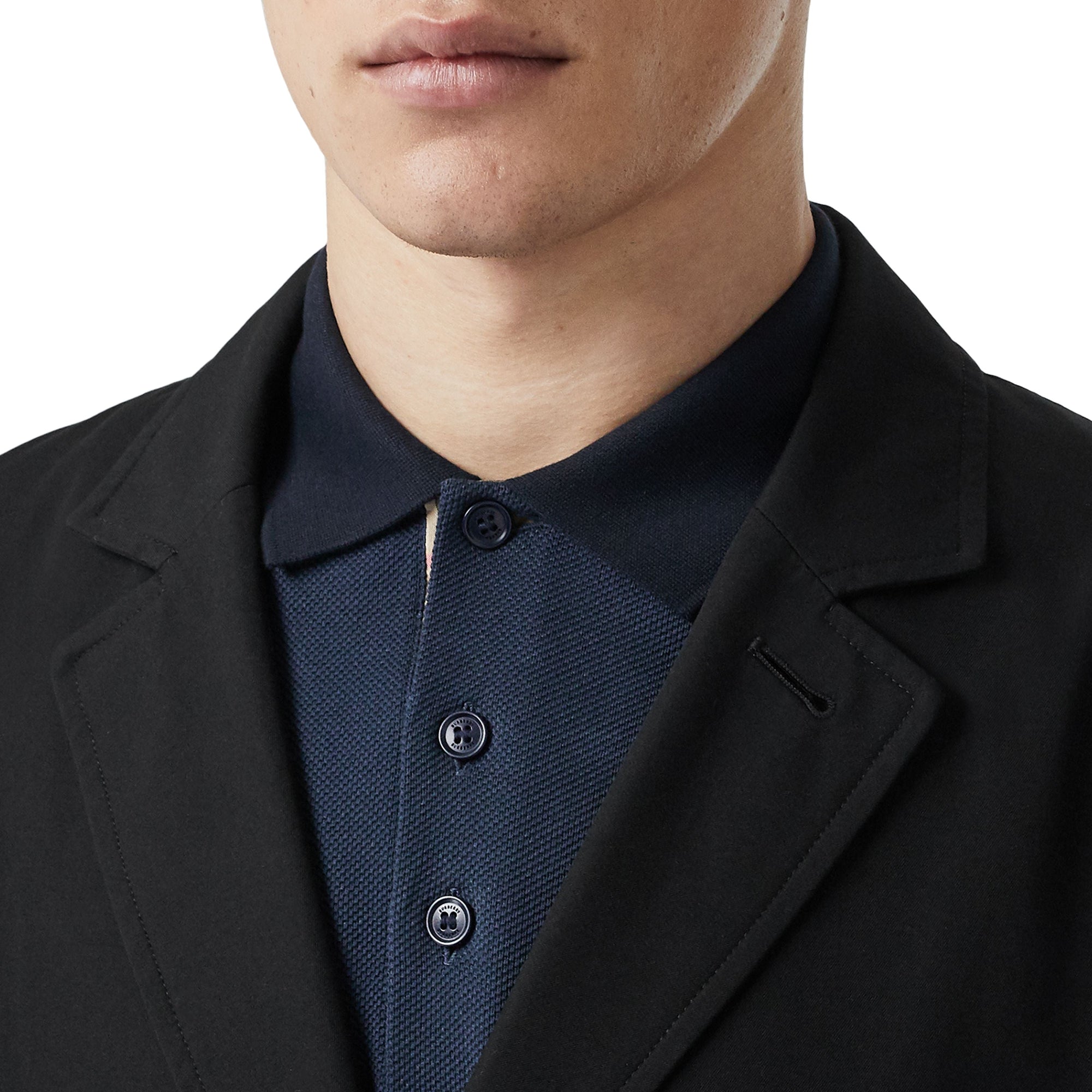 BLACK Blouse en gabardine de coton