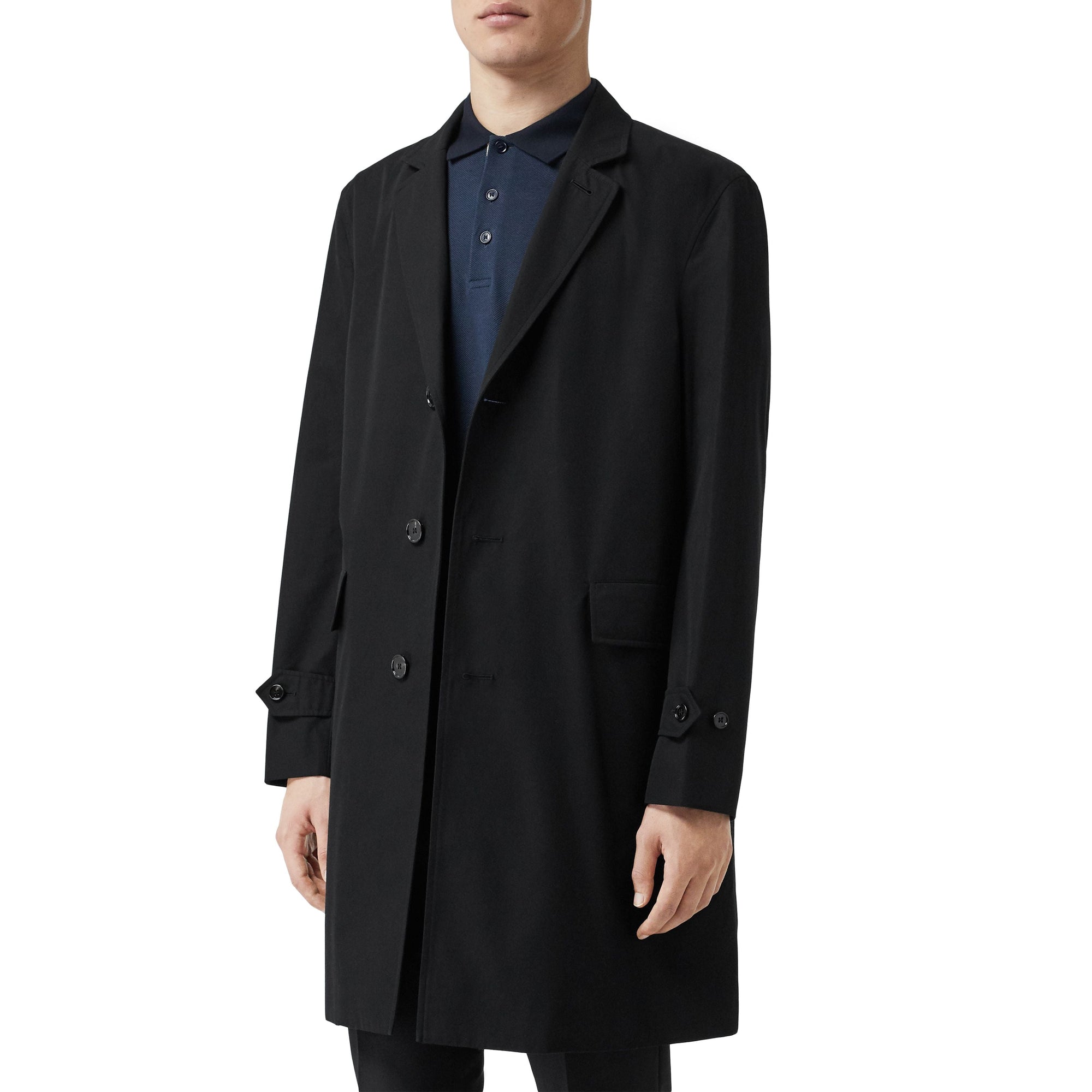 BLACK Blouse en gabardine de coton