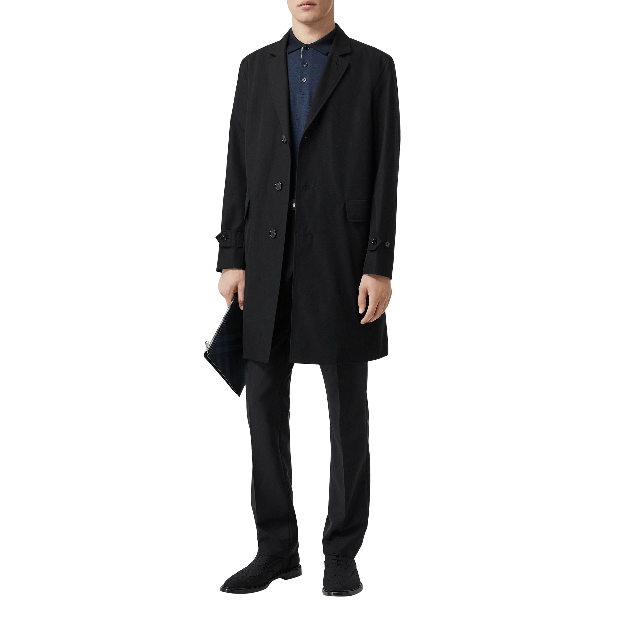 BLACK Blouse en gabardine de coton