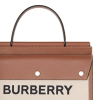Petit sac Title Horseferry avec poche - Naturel & Brun Malt