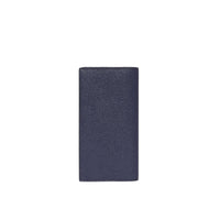 REGENCY BLUE Portefeuille continental en cuir grainé