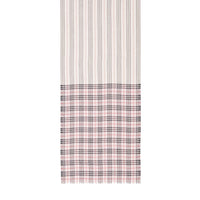 Maxi écharpe en laine et soie avec rayures iconiques et vintage check - Rose albâtre
