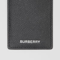 Porte-cartes en cuir grainé - Noir