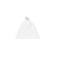 Coffret cadeau trois pièces en coton check pour bébé - Blanc