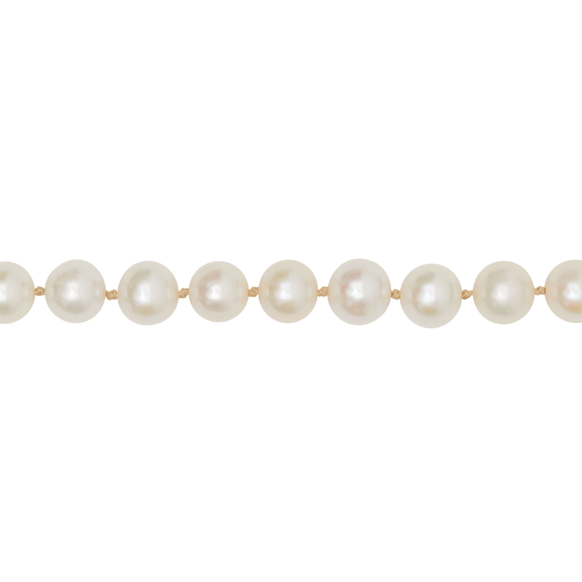 Collier plaqué or rose façon chaîne de vélo avec perles - Or rose