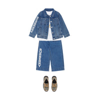 INDIGO Veste en denim japonais avec logo