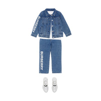 INDIGO Veste en denim japonais avec logo