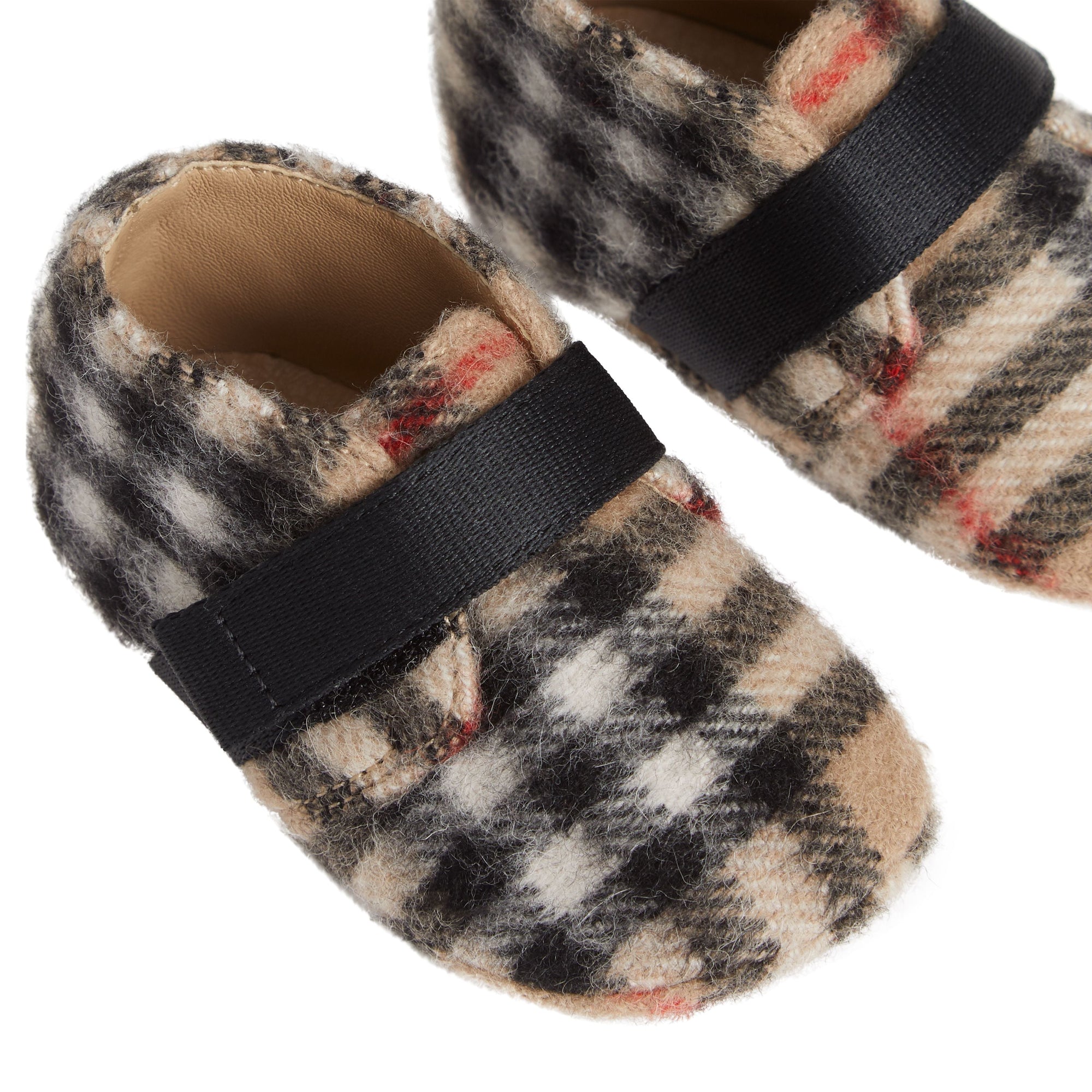 ARCHIVE BEIGE Chaussures en laine Vintage check