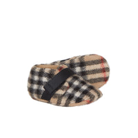 ARCHIVE BEIGE Chaussures en laine Vintage check