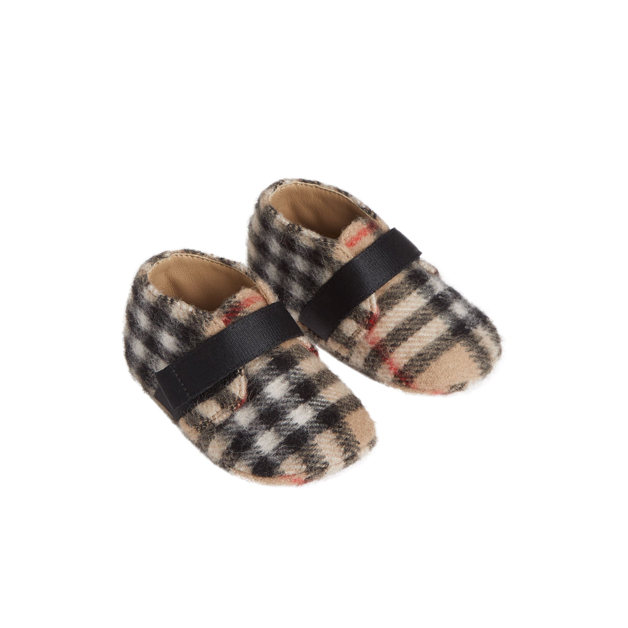 ARCHIVE BEIGE Chaussures en laine Vintage check