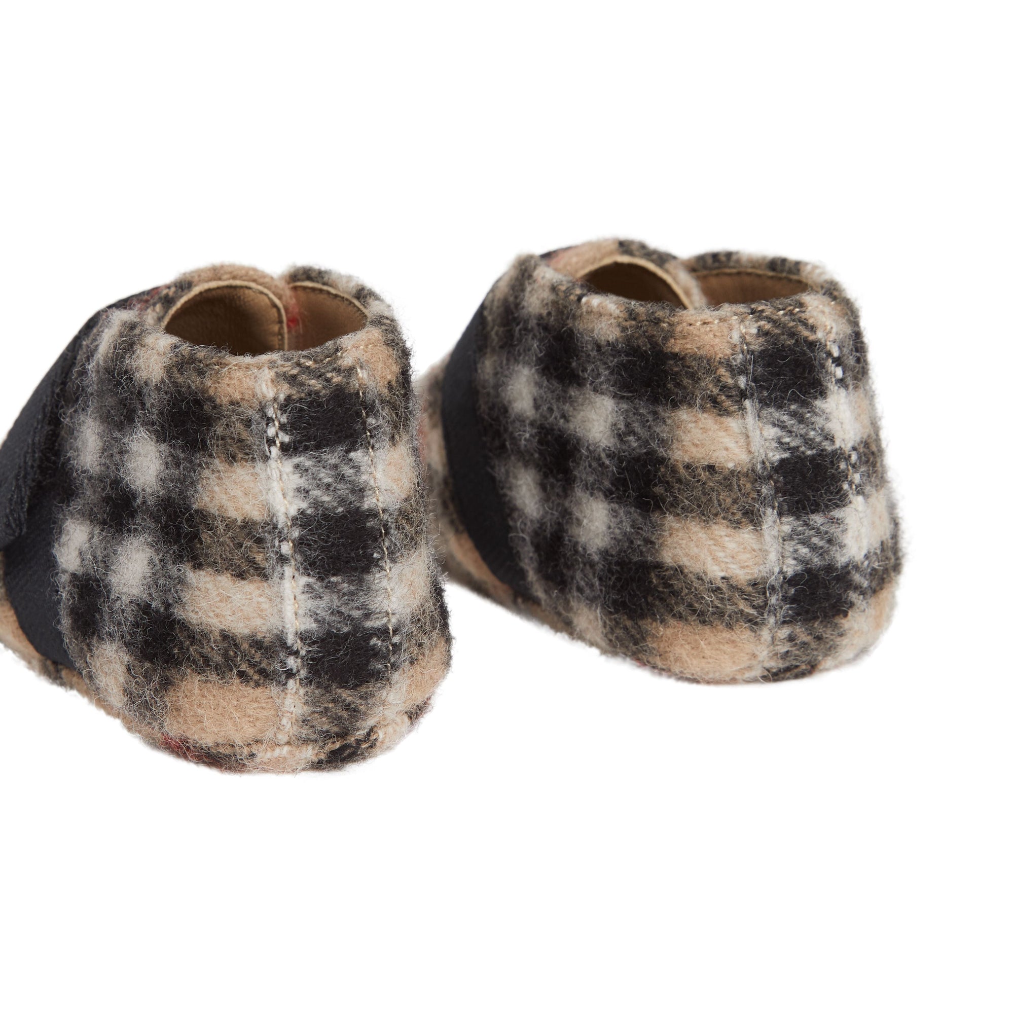 ARCHIVE BEIGE Chaussures en laine Vintage check