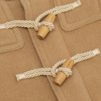 Duffle-coat en laine bouillie - Beige d'archive