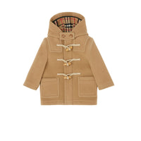 Duffle-coat en laine bouillie - Beige d'archive