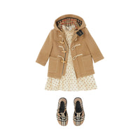 Duffle-coat en laine bouillie - Beige d'archive