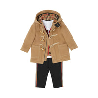 Duffle-coat en laine bouillie - Beige d'archive