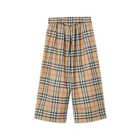 Pantalon de marin en laine vintage check - Beige d'archive