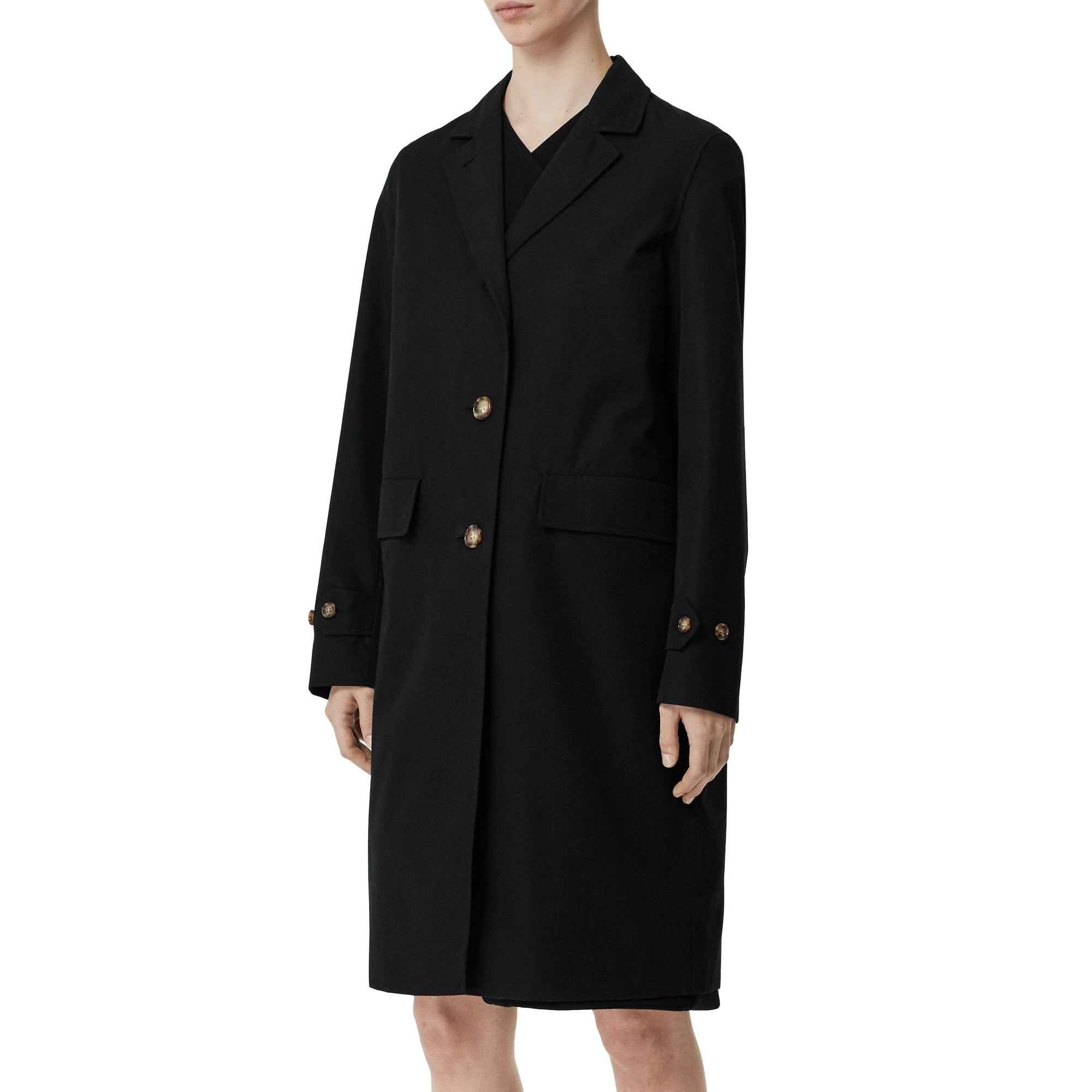 BLACK Blouse en gabardine de coton