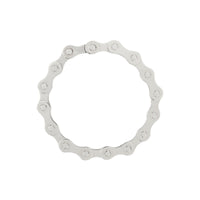 Bracelet plaqué palladium façon chaîne de vélo - Argent
