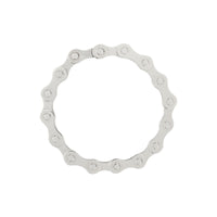 Bracelet plaqué palladium façon chaîne de vélo - Argent