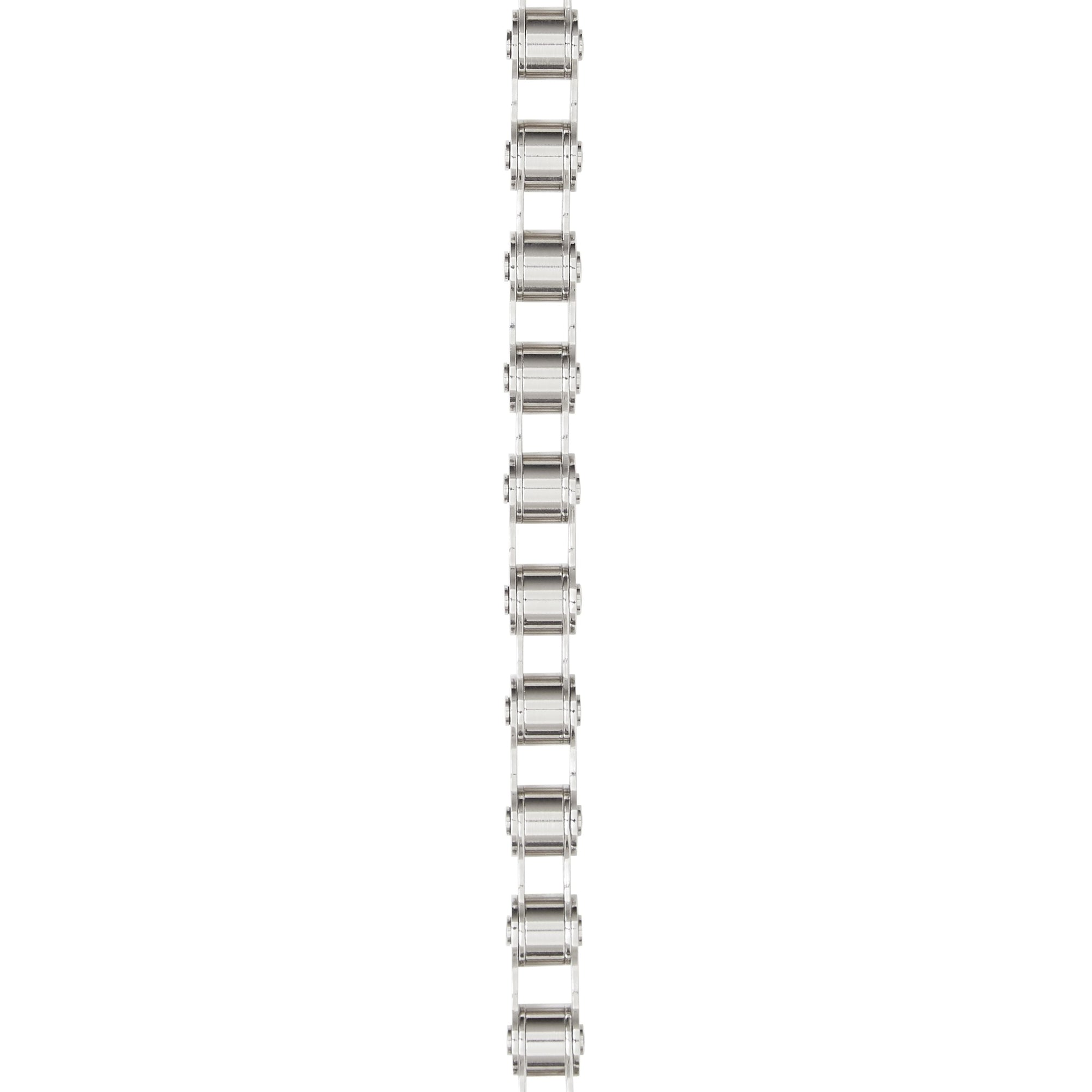 Bracelet plaqué palladium façon chaîne de vélo - Argent