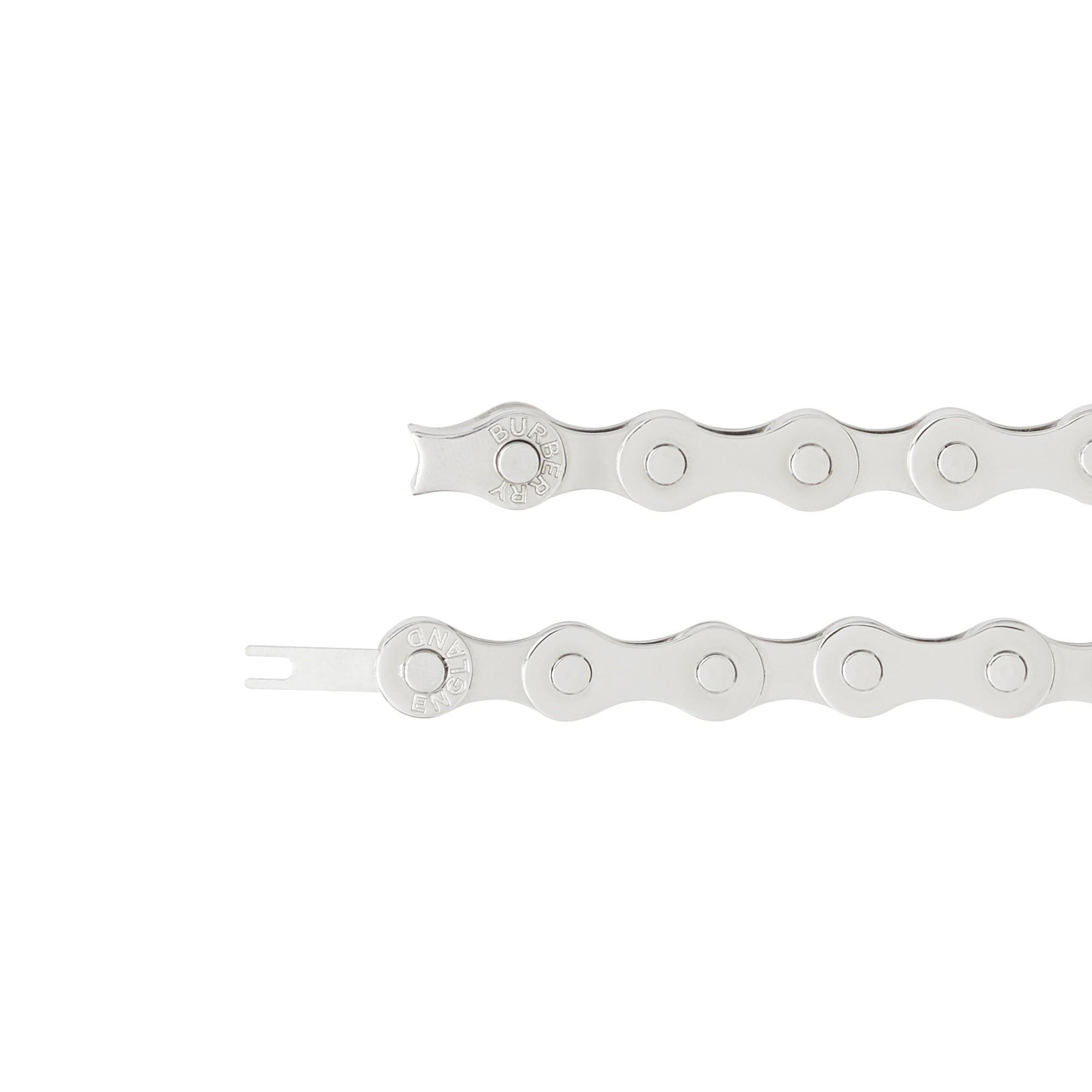 Bracelet plaqué palladium façon chaîne de vélo - Argent