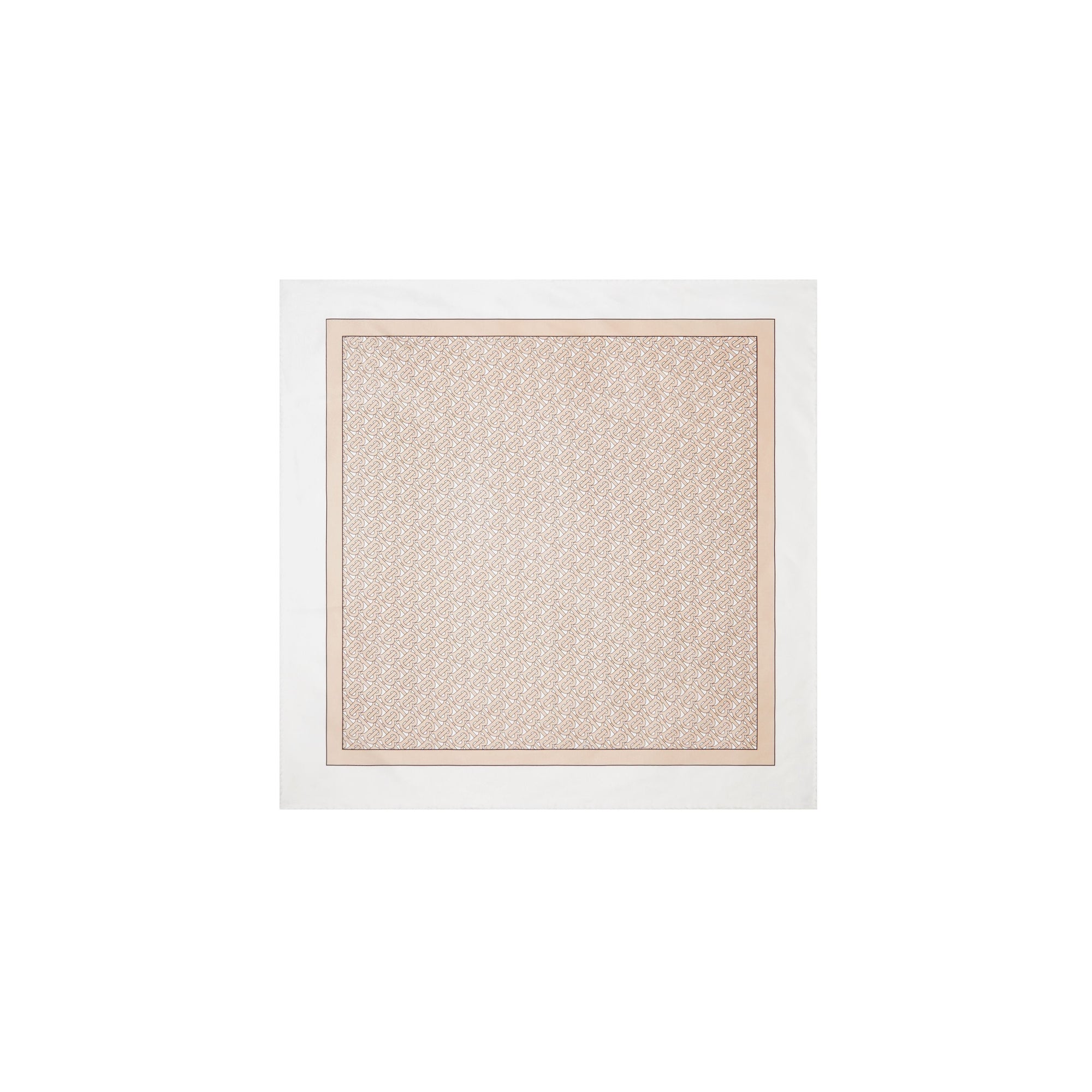 CAMEL Carré de soie Monogram