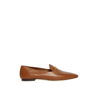 TAN Mocassins en cuir Monogram