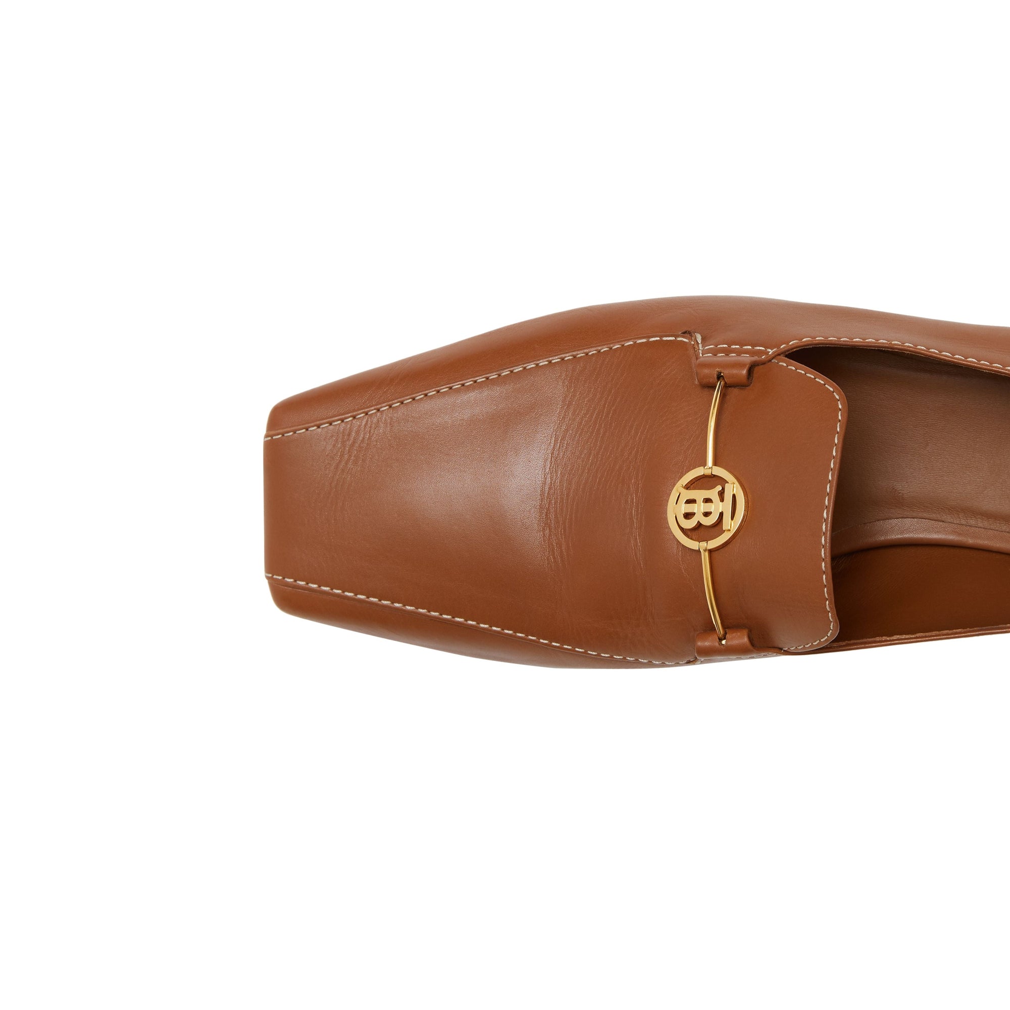 TAN Mocassins en cuir Monogram