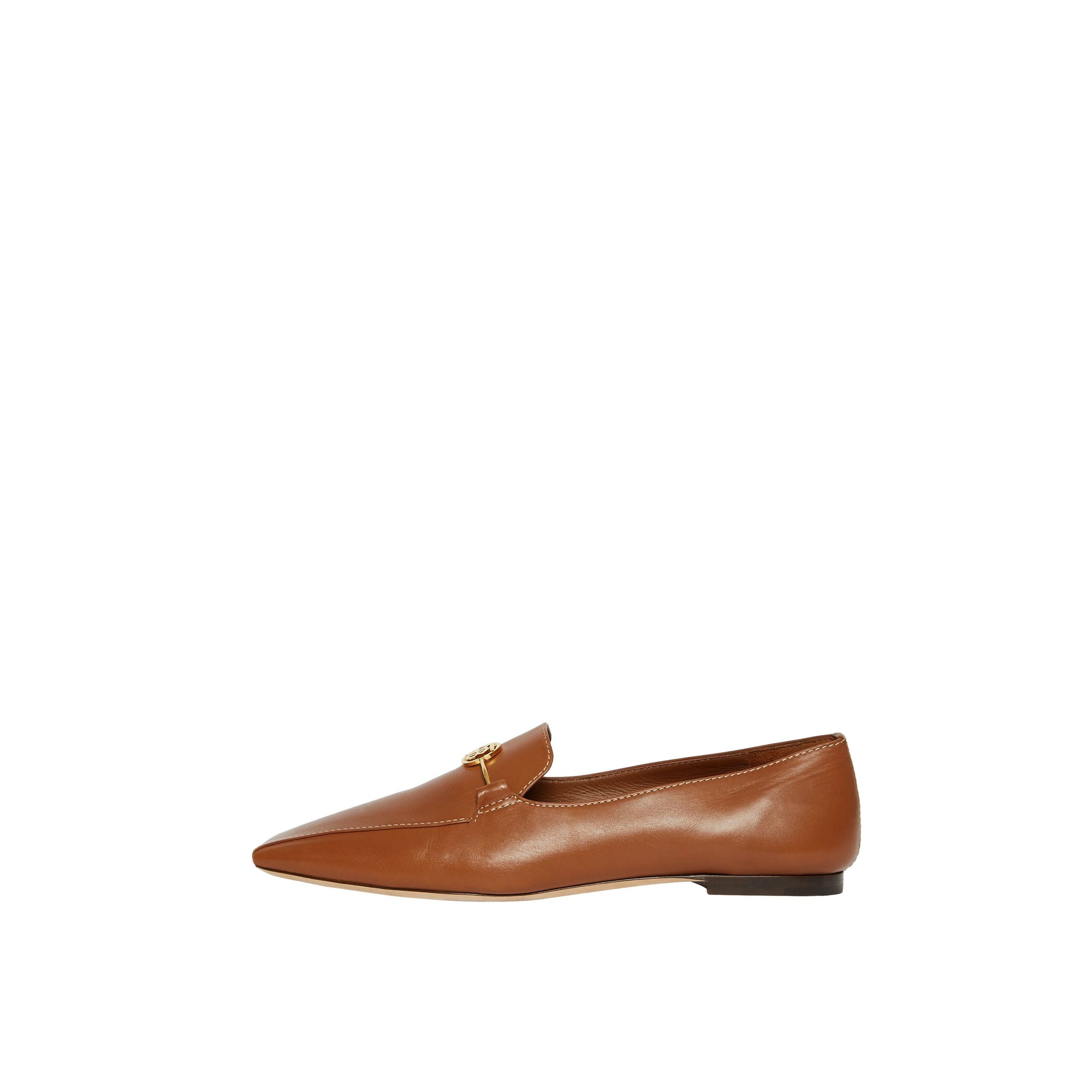 TAN Mocassins en cuir Monogram