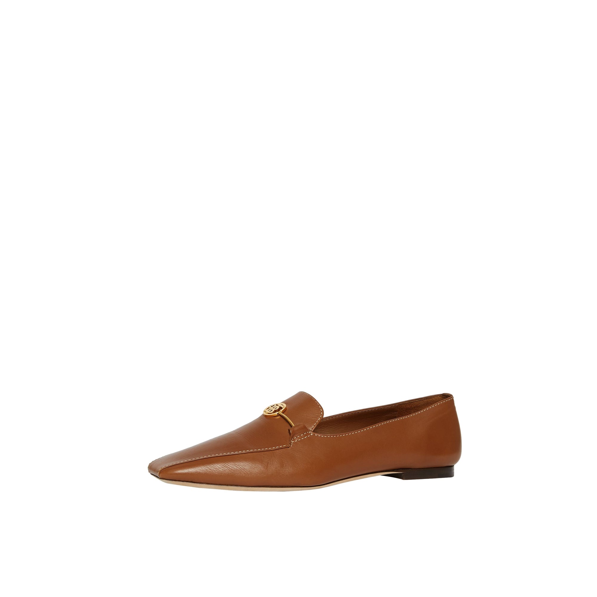 TAN Mocassins en cuir Monogram