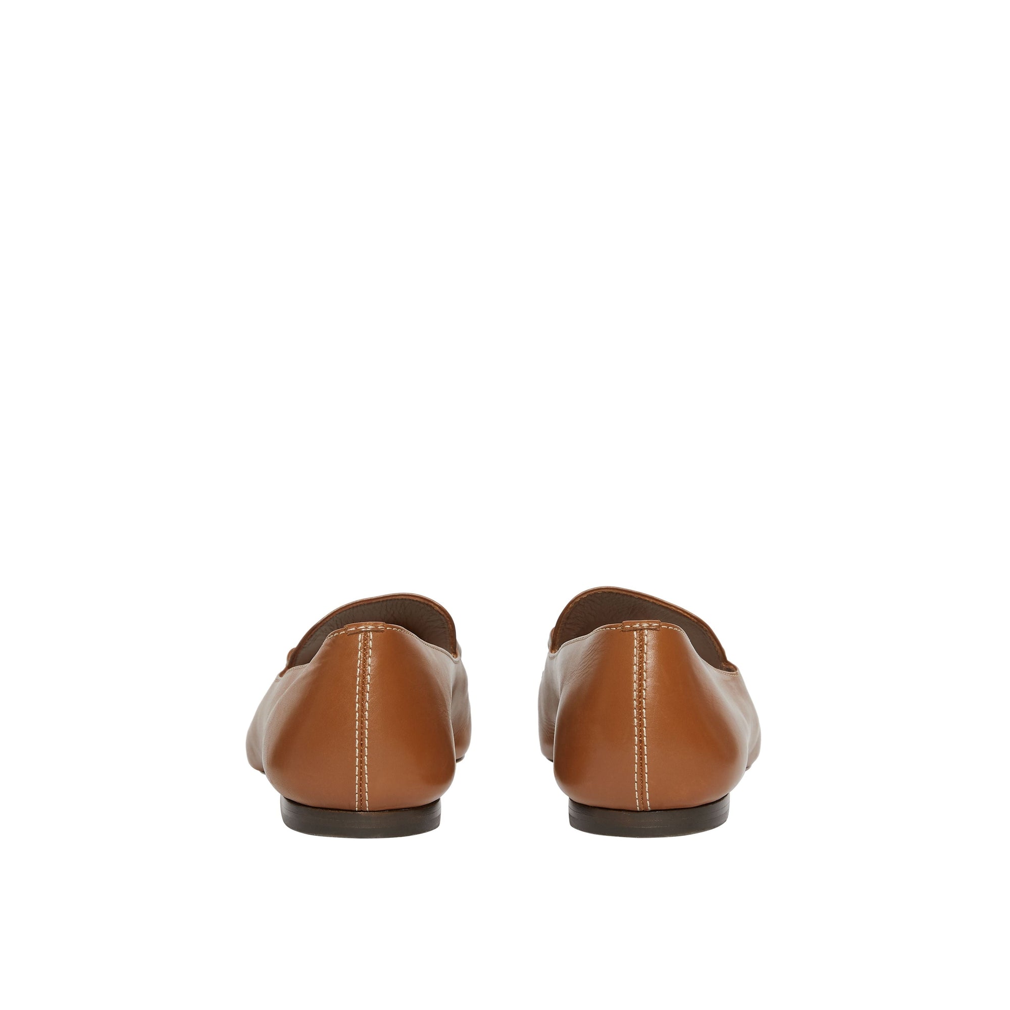 TAN Mocassins en cuir Monogram