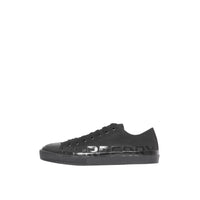 BLACK Sneakers en gabardine de coton avec logo