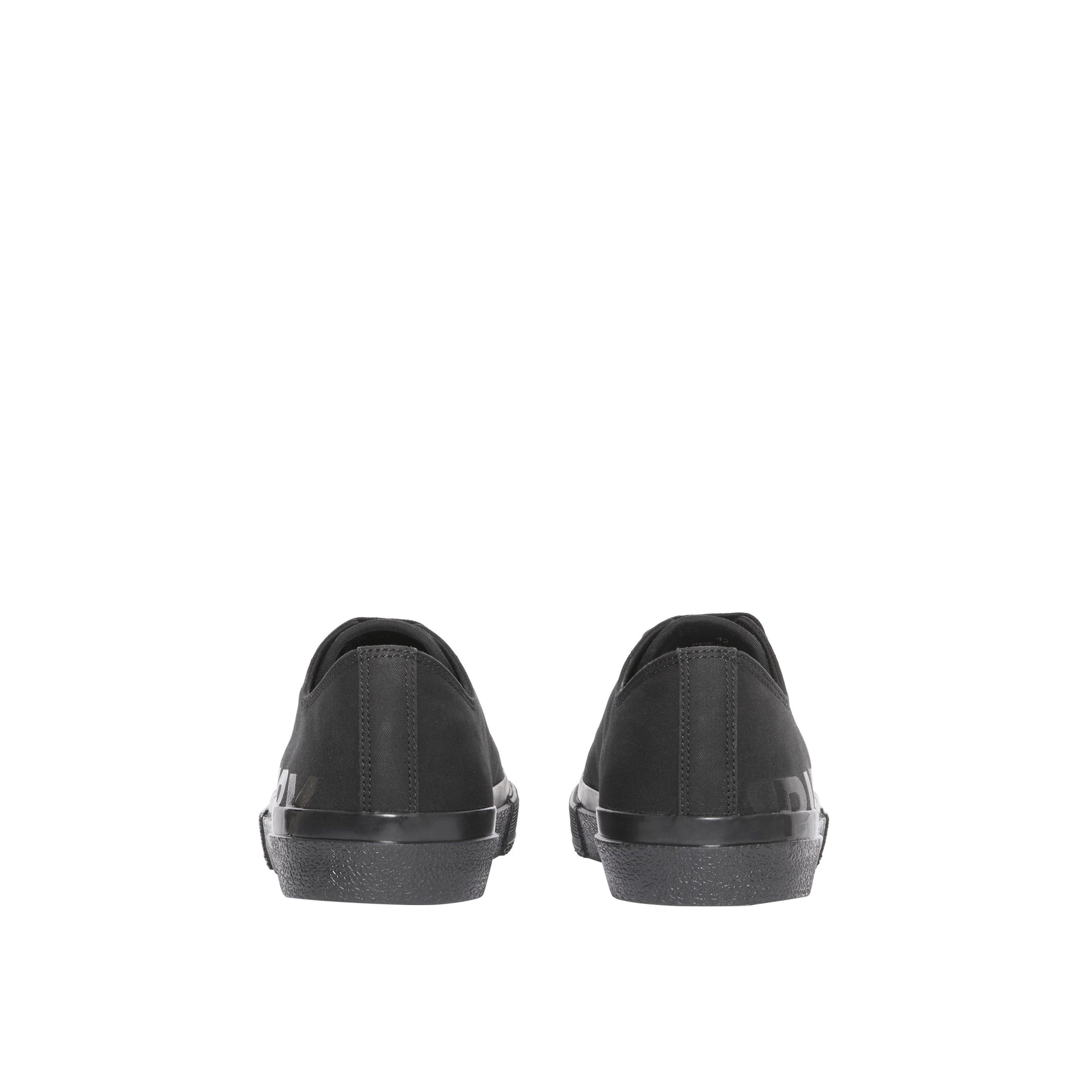 BLACK Sneakers en gabardine de coton avec logo