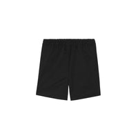 BLACK Short à cordon de serrage en coton avec logo brodé