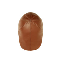 Casquette plate en cuir d'agneau - Hâle