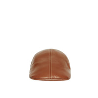 Casquette plate en cuir d'agneau - Hâle