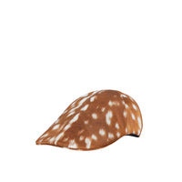 Casquette plate en nylon à imprimé daim - Hâle