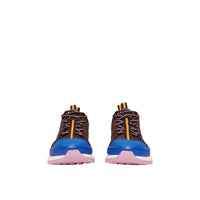 COFFEE/BLUE Sneakers Union en nylon et mesh