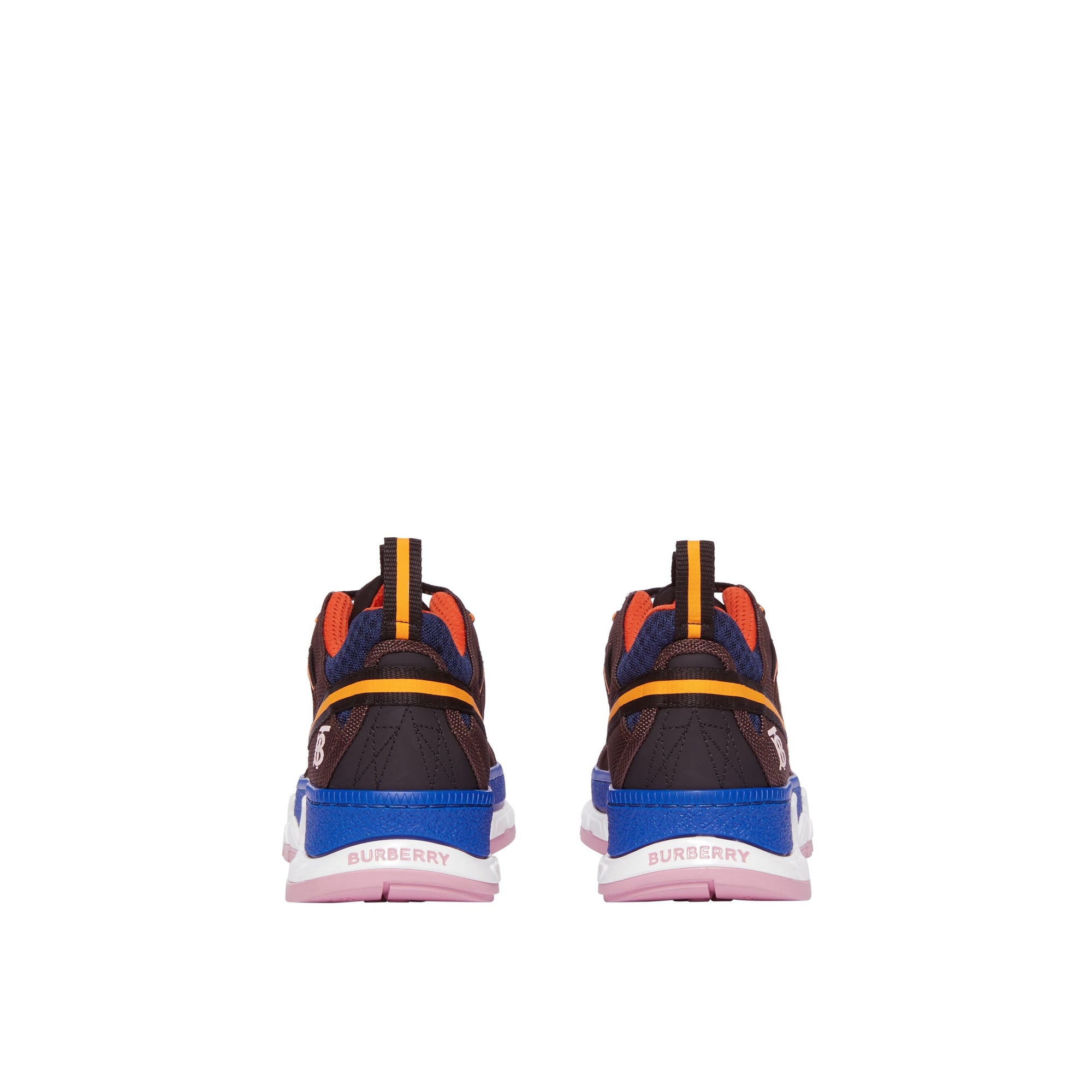 COFFEE/BLUE Sneakers Union en nylon et mesh