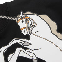 BLACK Sweat-shirt en jersey de coton à imprimé licorne