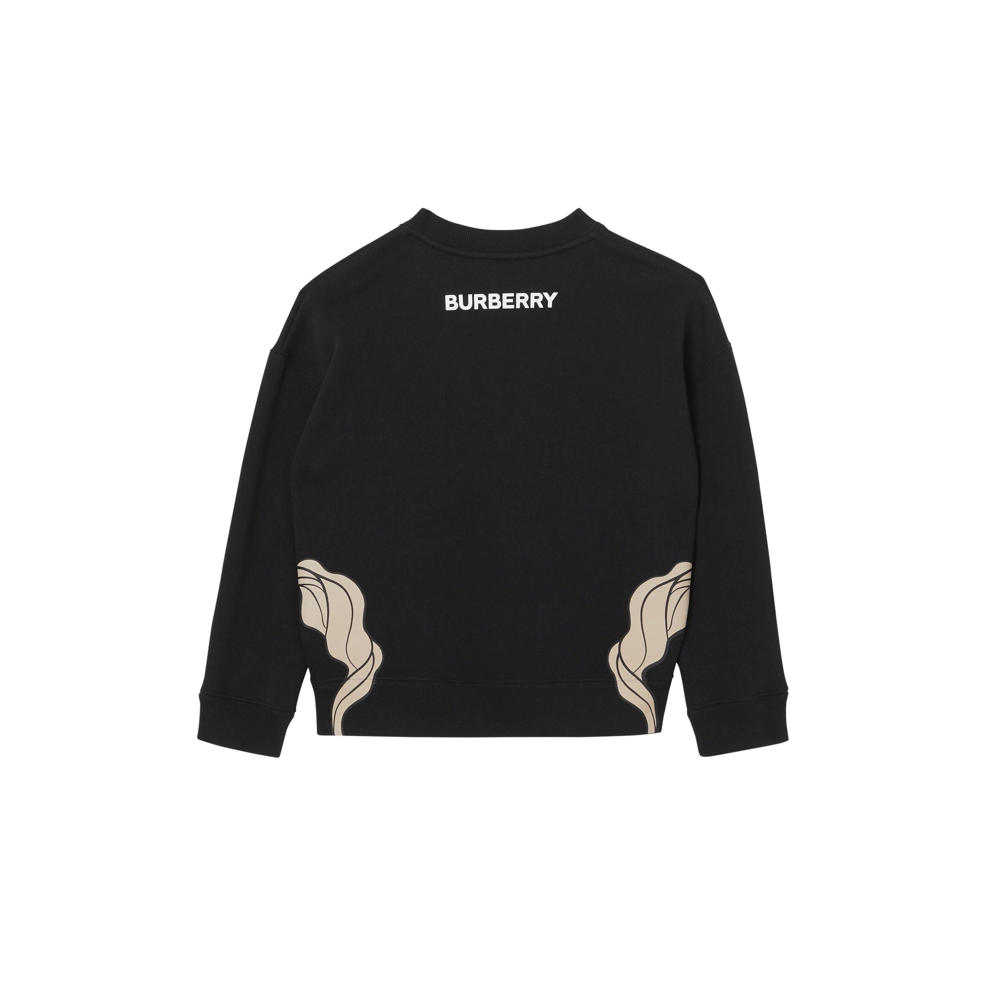 BLACK Sweat-shirt en jersey de coton à imprimé licorne