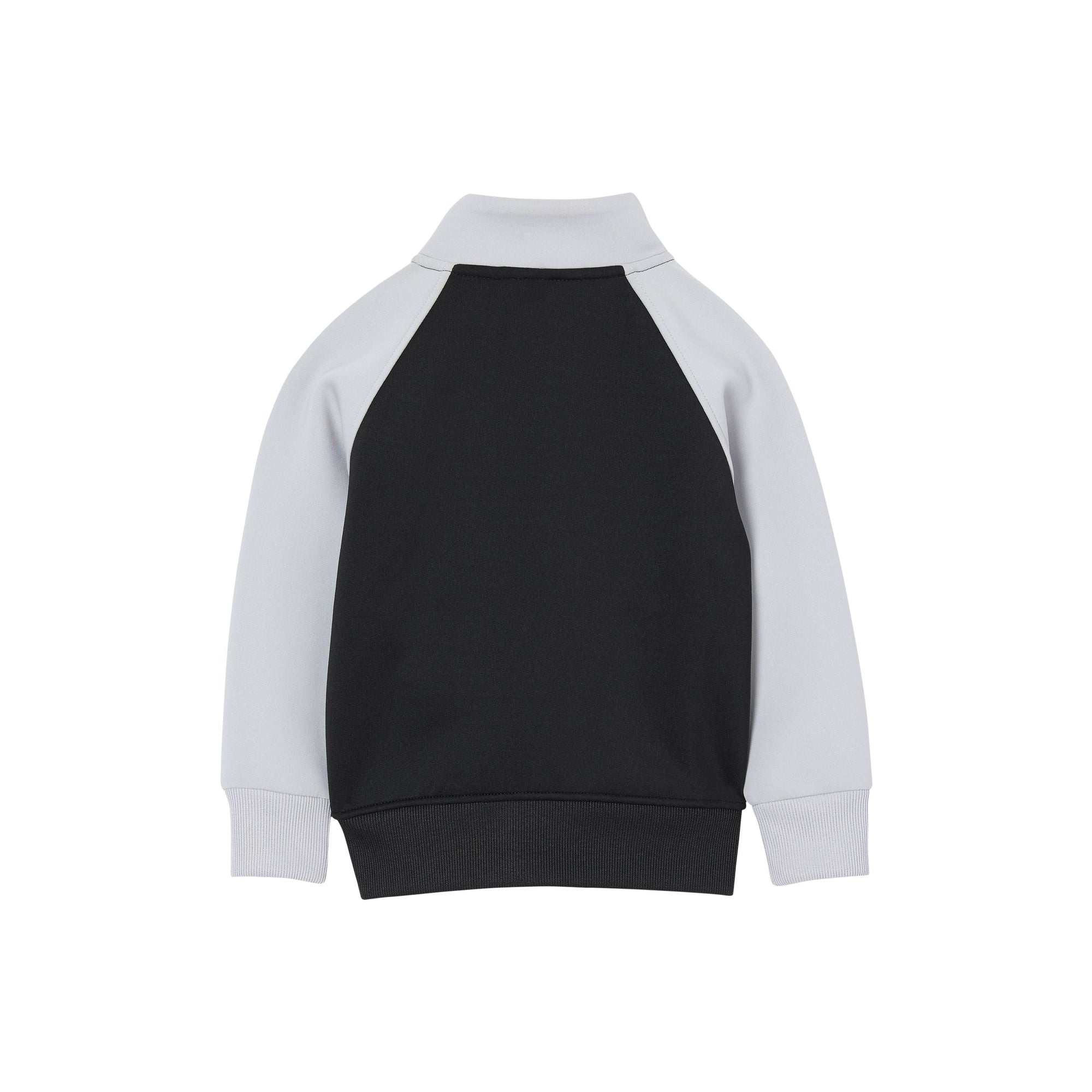 BLACK Veste de survêtement en jersey stretch bicolore avec logo