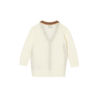 IVORY Cardigan en laine avec rayures iconiques